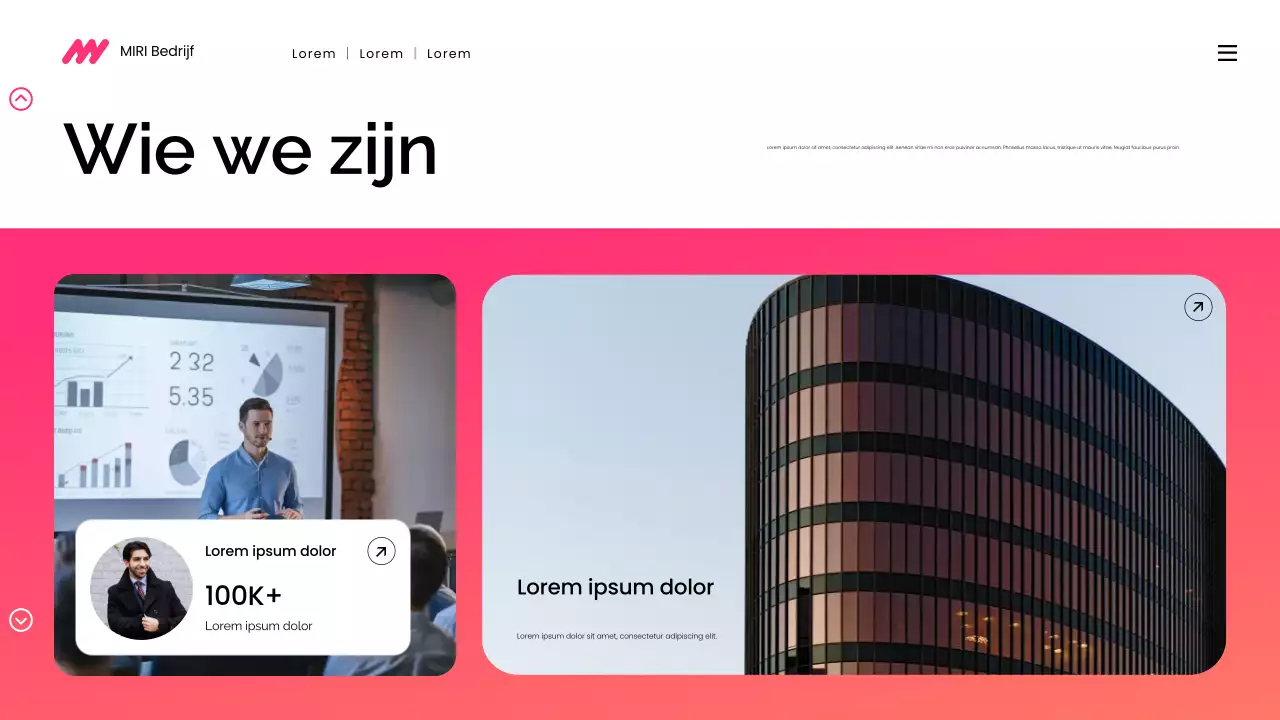 gradiënt moderne digitale marketingpresentatie