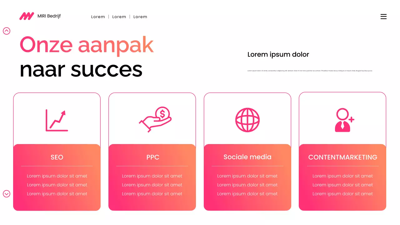 gradiënt moderne digitale marketingpresentatie