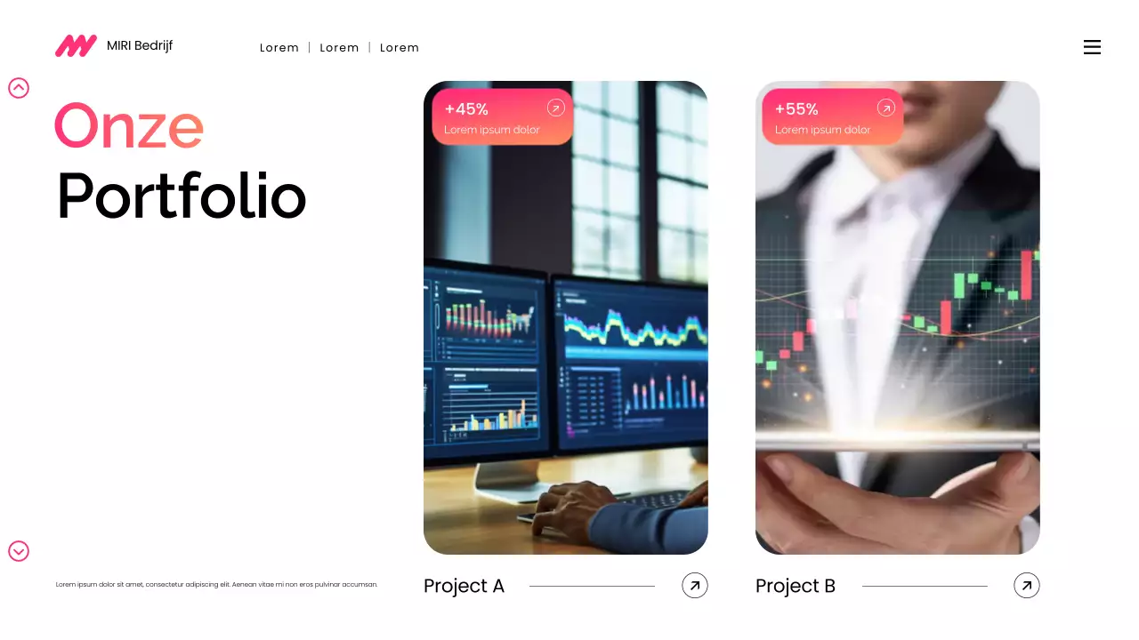 gradiënt moderne digitale marketingpresentatie