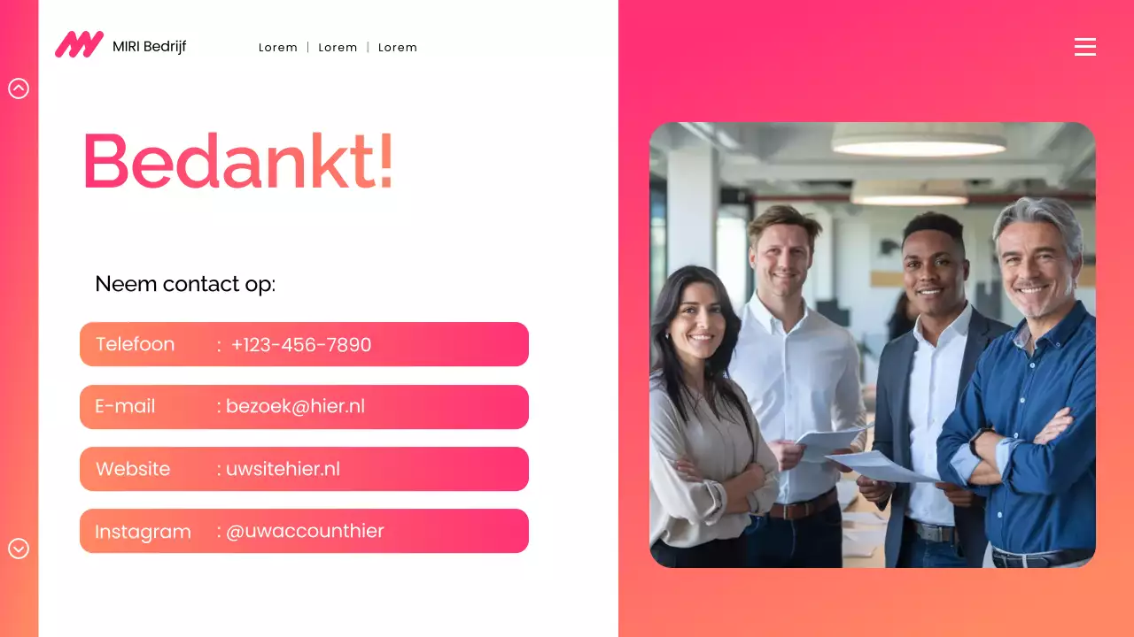 gradiënt moderne digitale marketingpresentatie