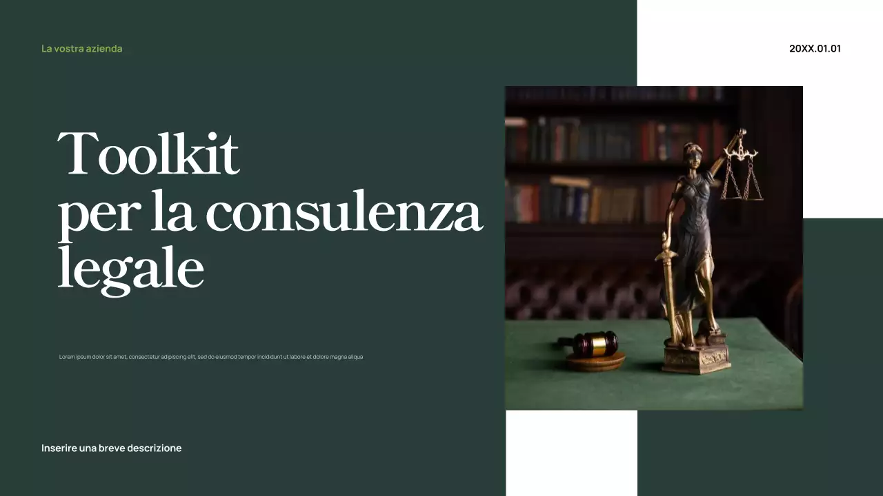 Guida legale professionale verde