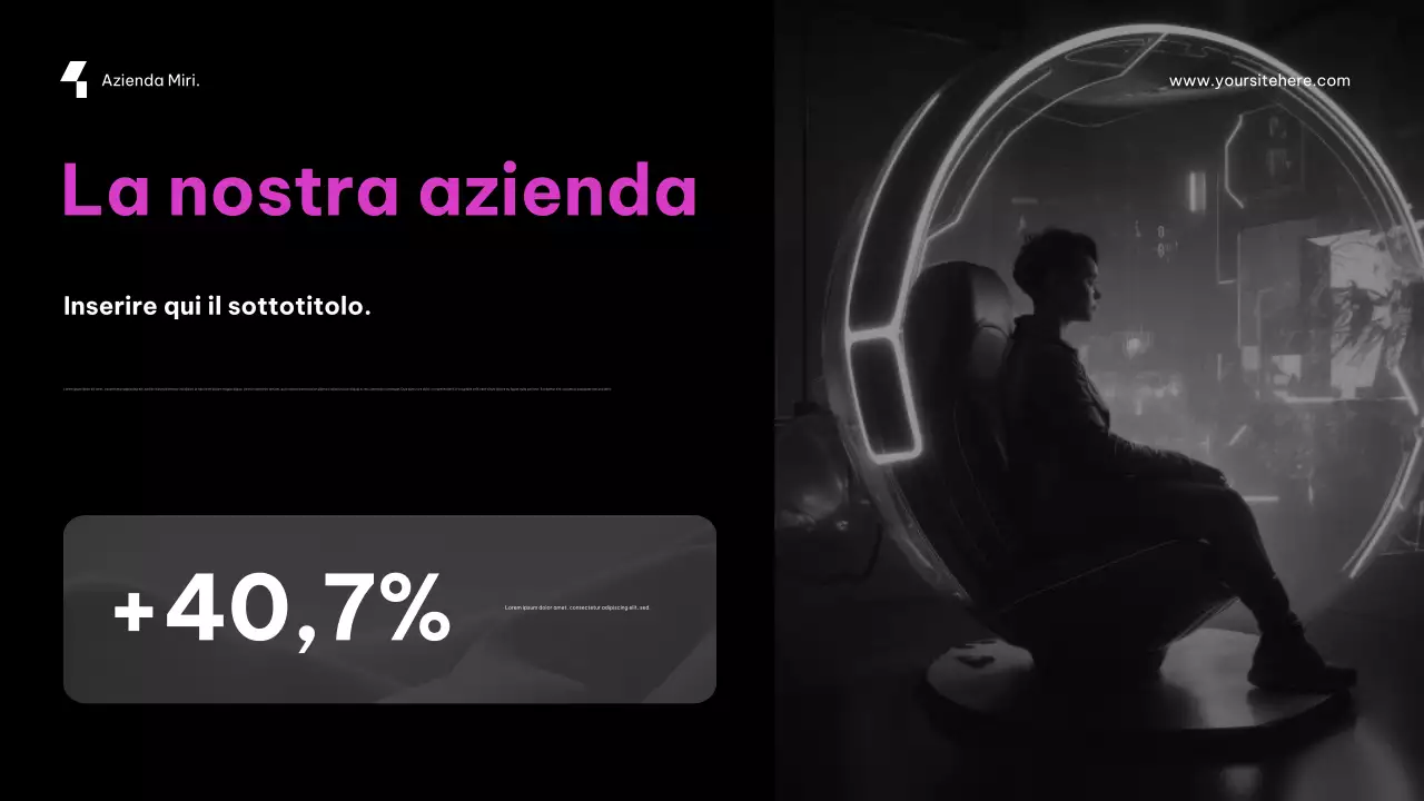 Promozione della sicurezza informatica futuristica viola