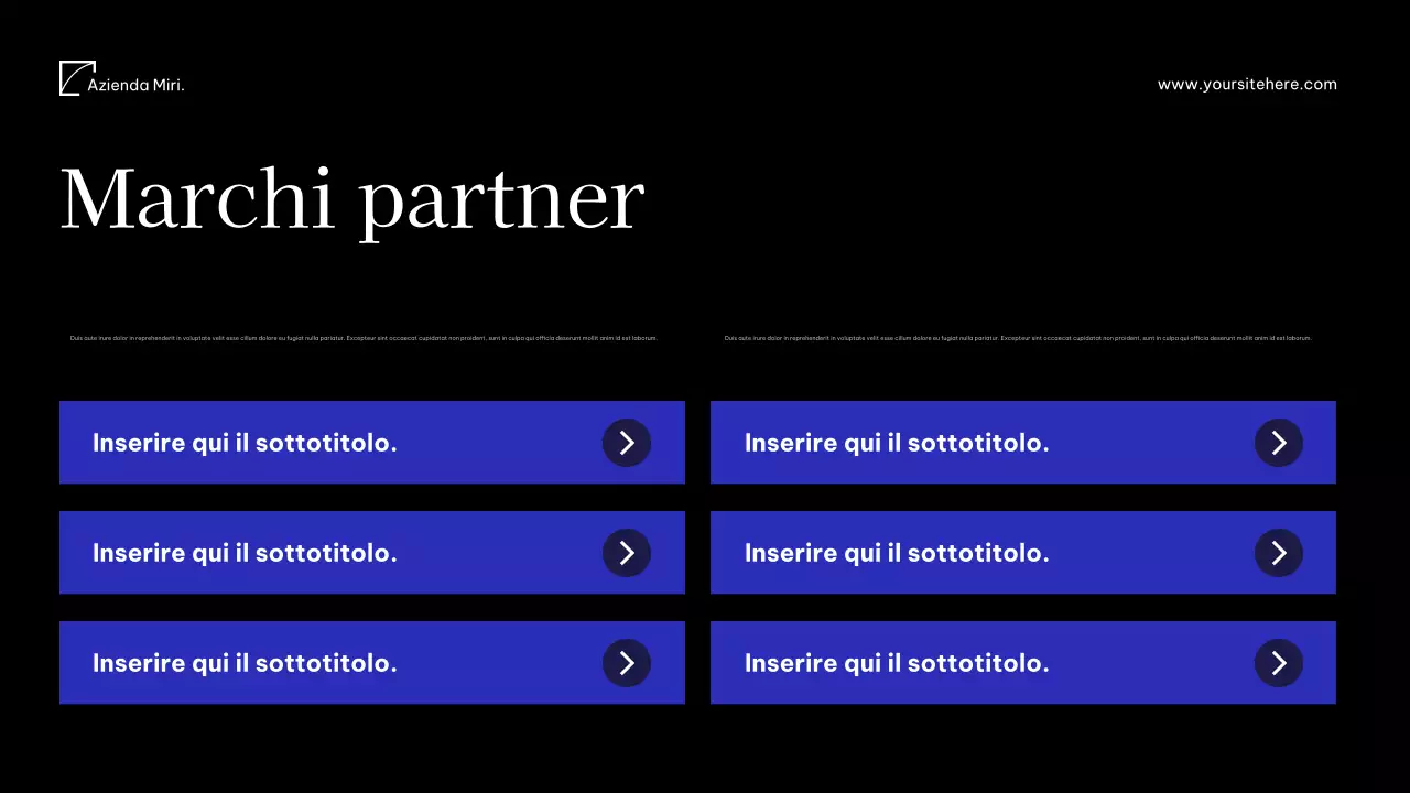 Documento multimediale moderno blu