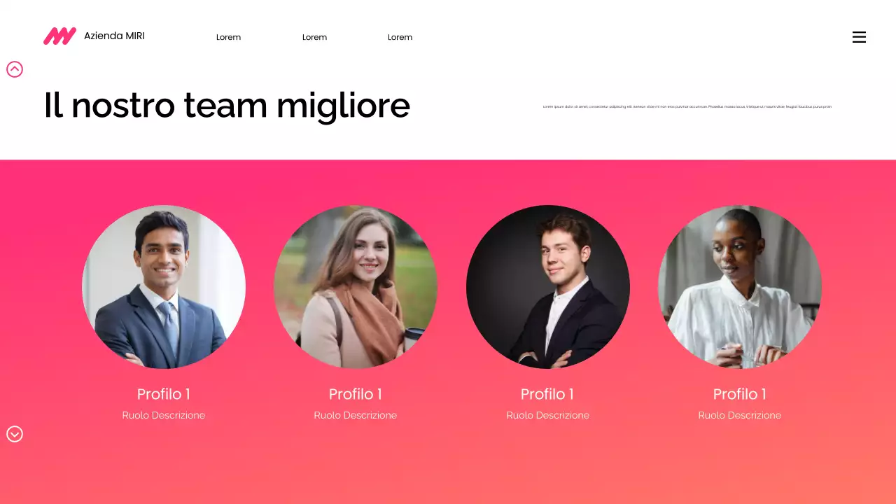 presentazione di marketing digitale moderno gradiente