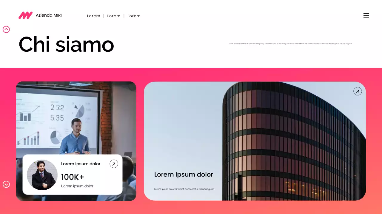 presentazione di marketing digitale moderno gradiente