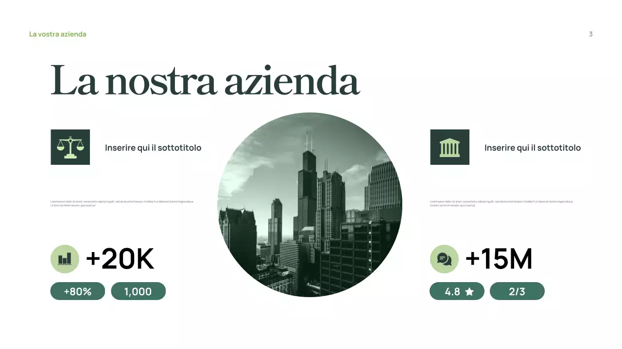 Guida legale professionale verde