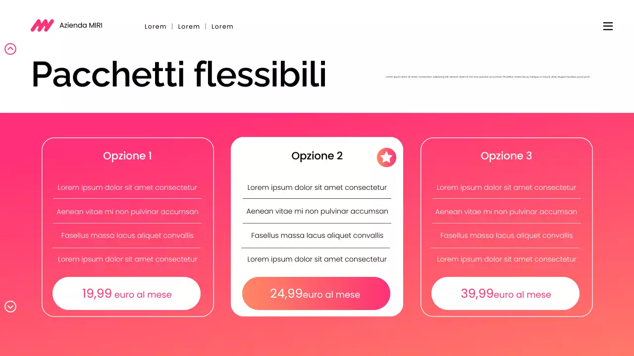 presentazione di marketing digitale moderno gradiente