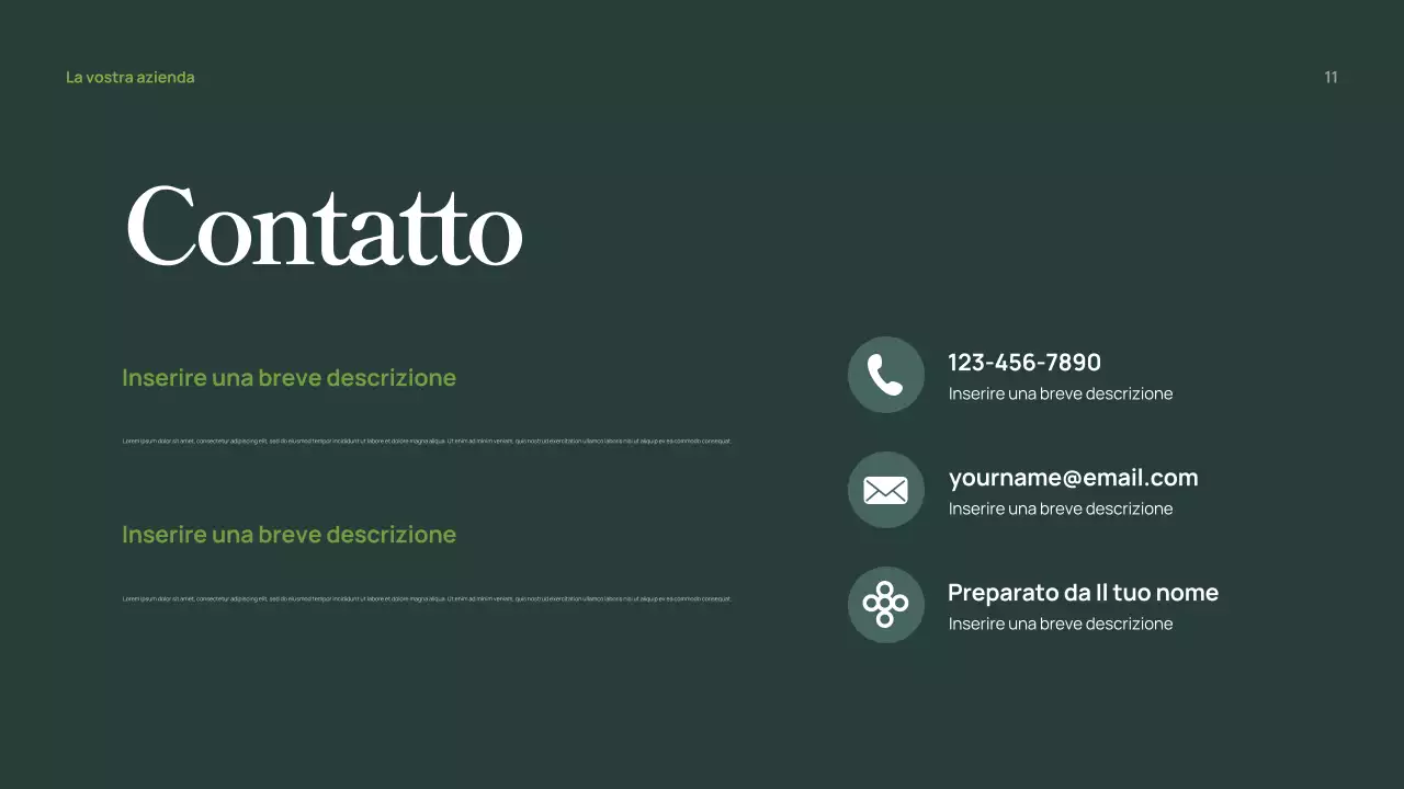 Guida legale professionale verde