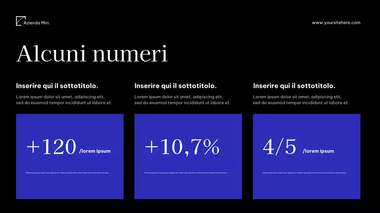 Documento multimediale moderno blu
