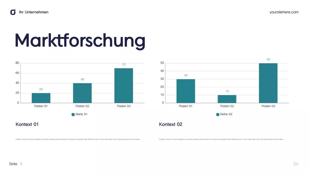 Blaugrüne moderne IT-Präsentation
