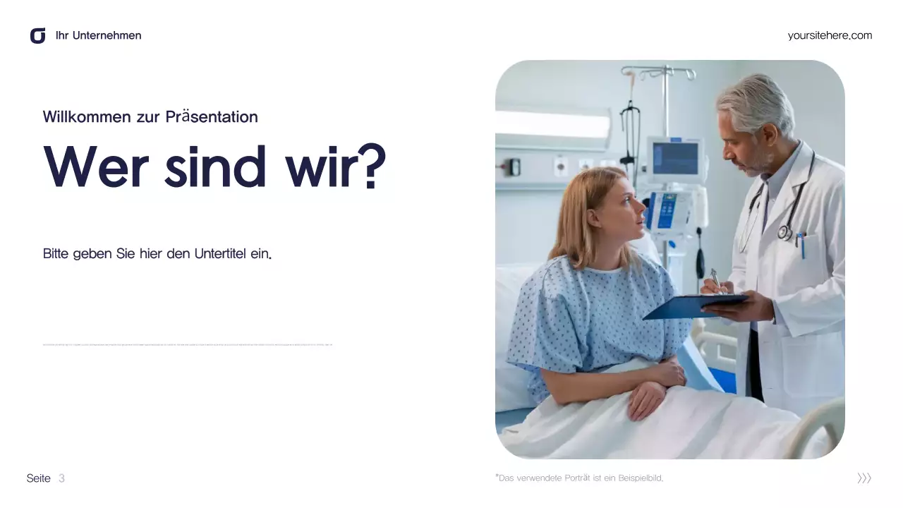 Blaugrüne moderne IT-Präsentation