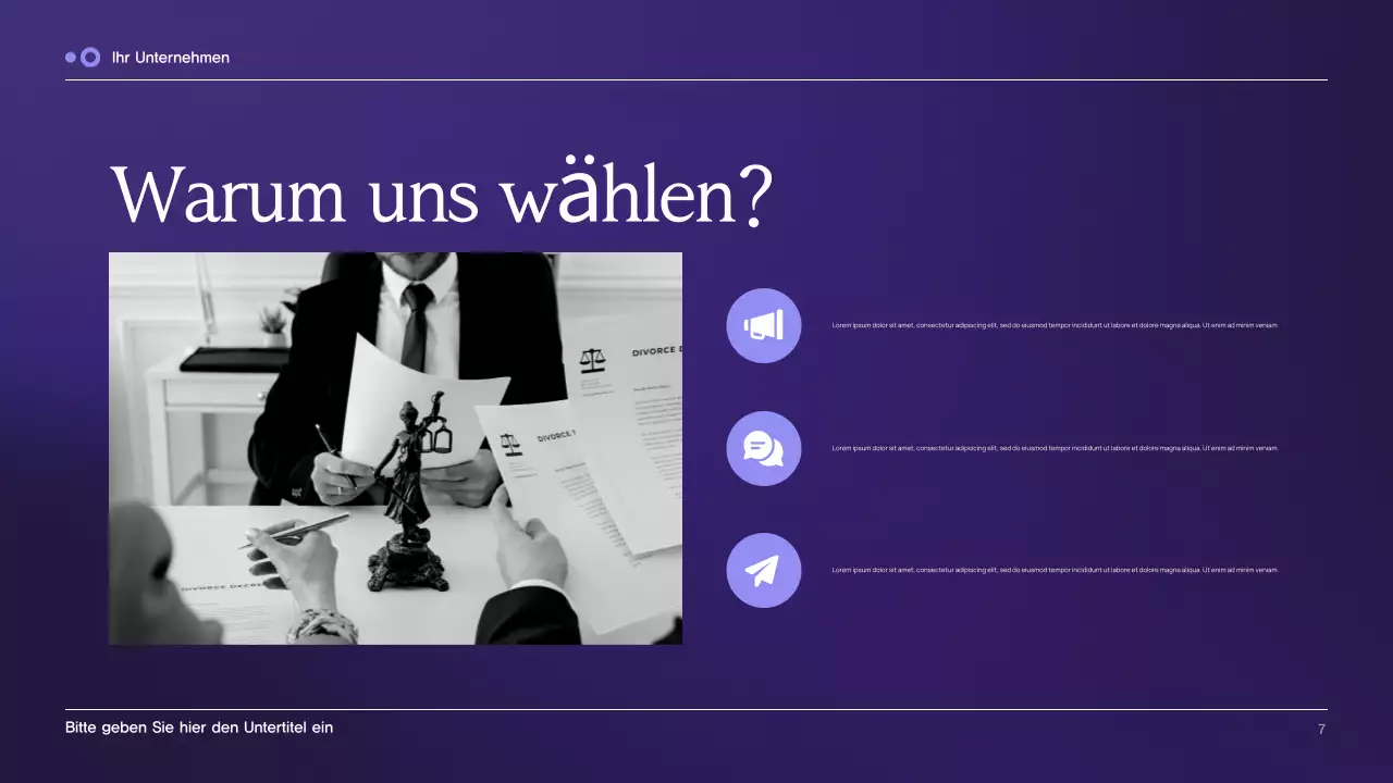 Purple Classic Rechtsleitfaden