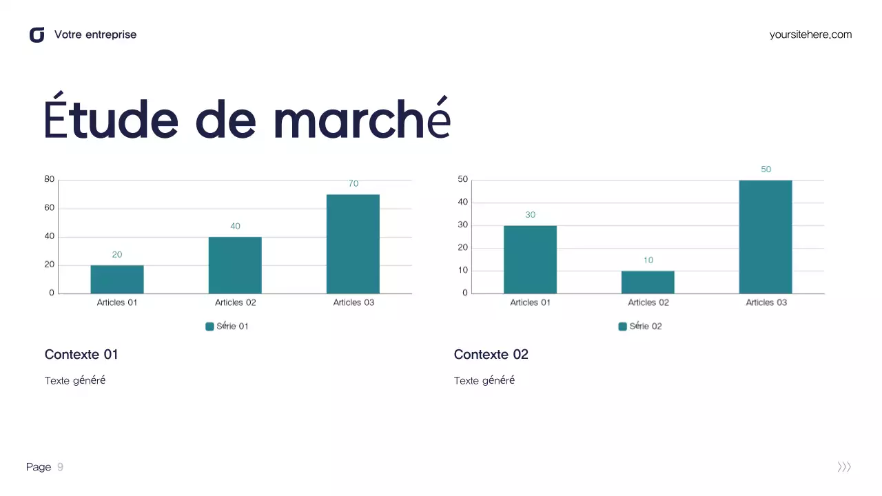 Présentation informatique moderne Teal