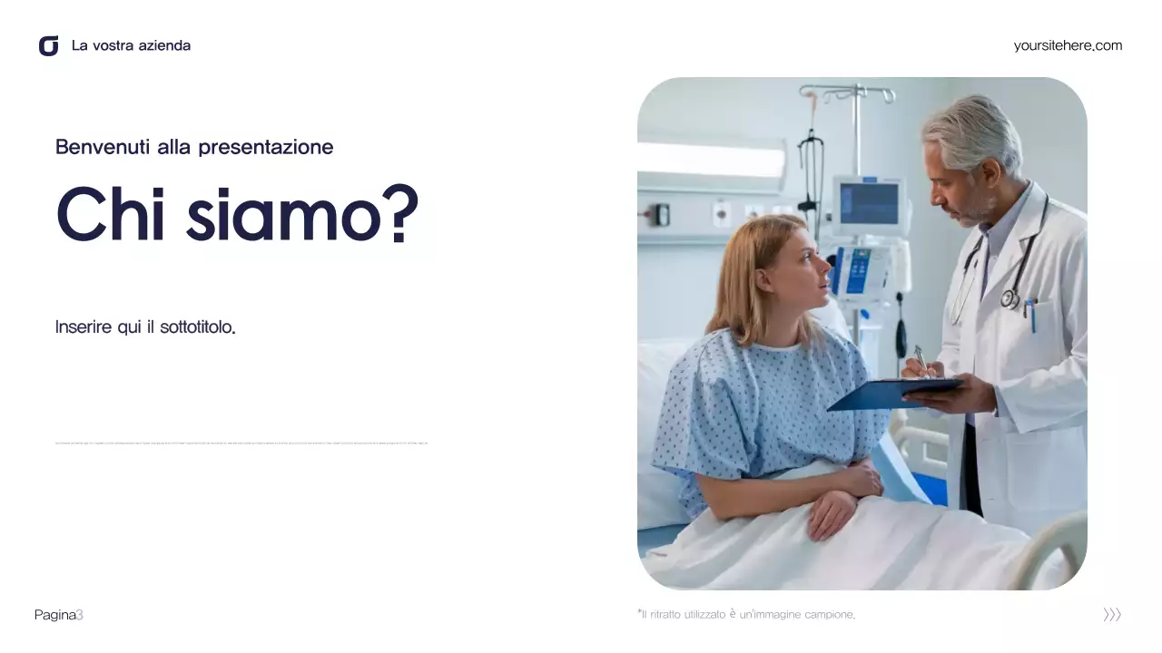 Presentazione IT moderna in verde acqua