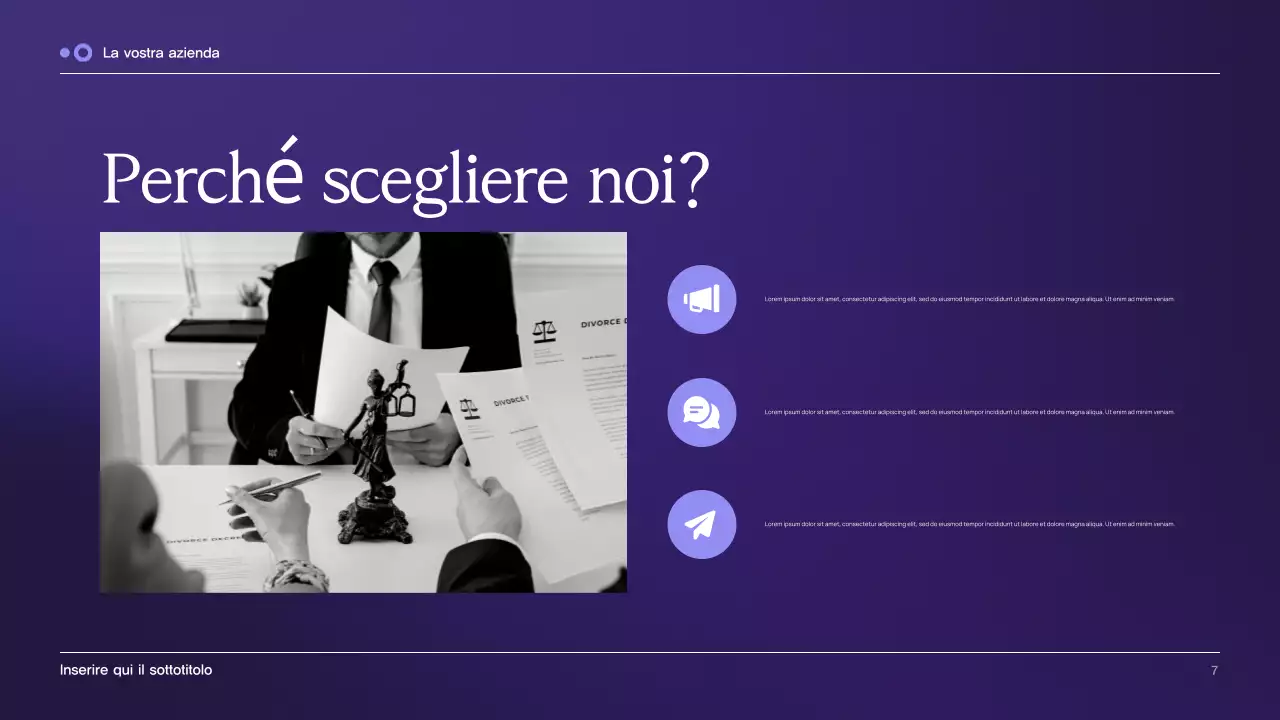 Guida legale classica viola