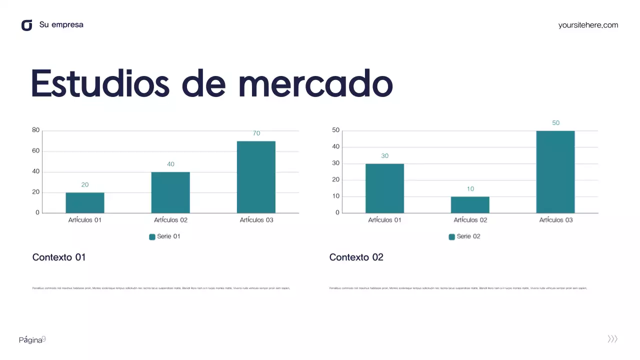 Presentación de TI moderna en verde azulado