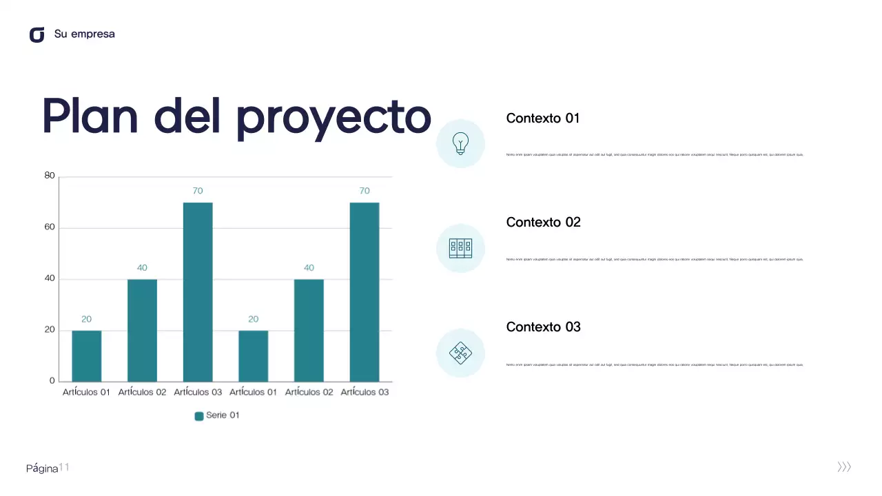 Presentación de TI moderna en verde azulado