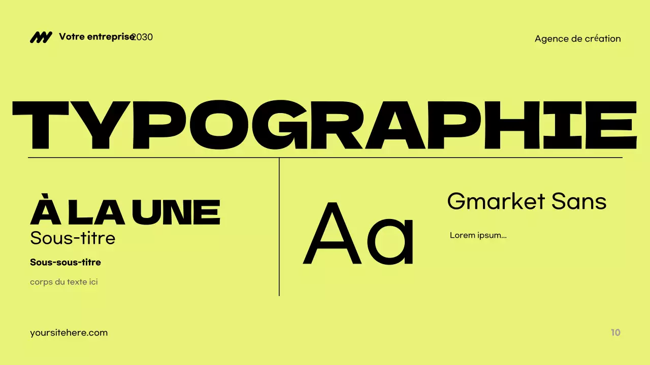 Présentation de l'agence Blue Modern