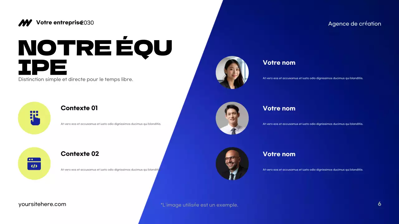 Présentation de l'agence Blue Modern