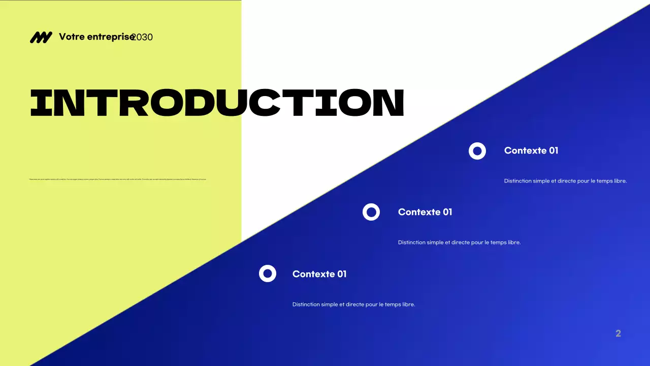 Présentation de l'agence Blue Modern