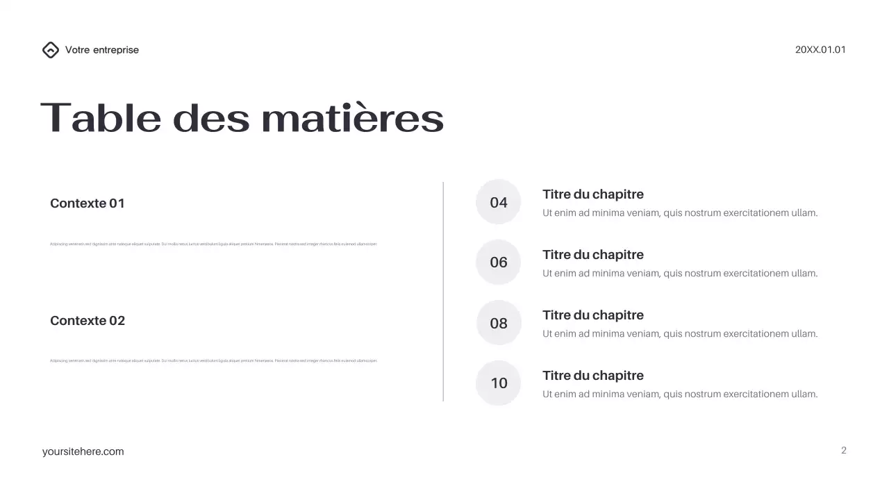 Présentation informatique moderne noire