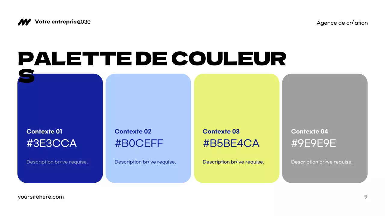 Présentation de l'agence Blue Modern