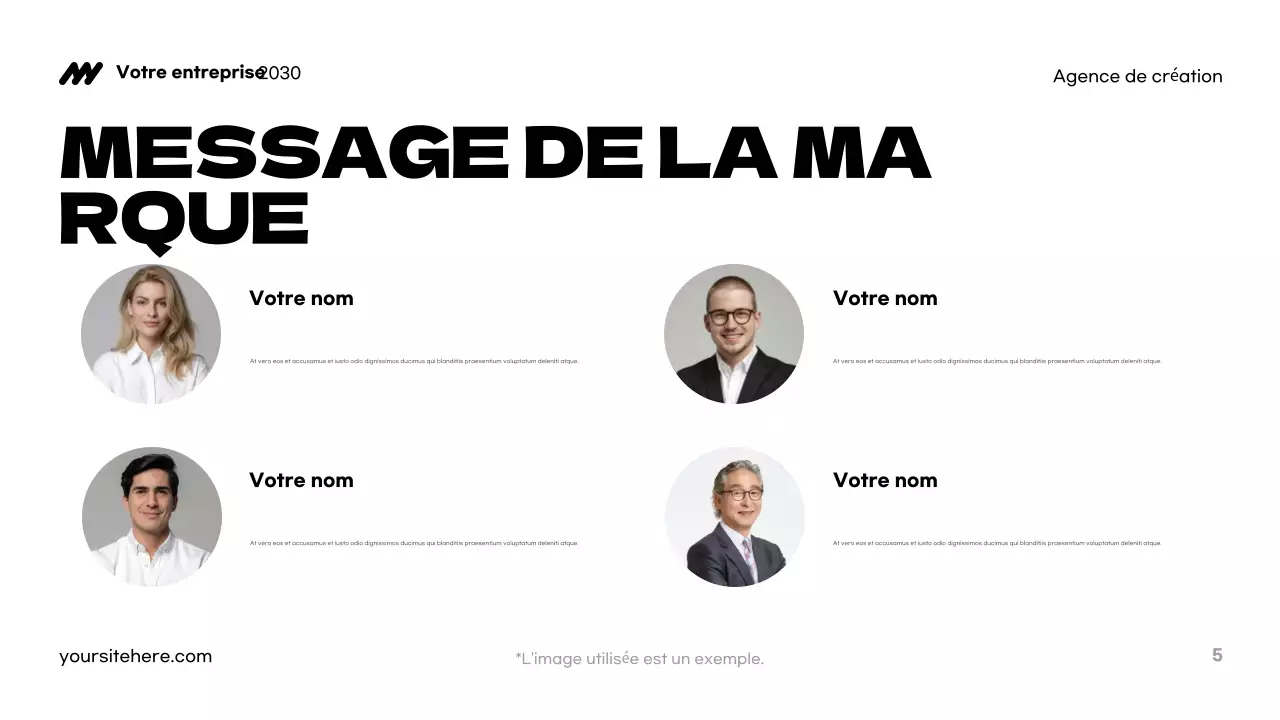 Présentation de l'agence Blue Modern