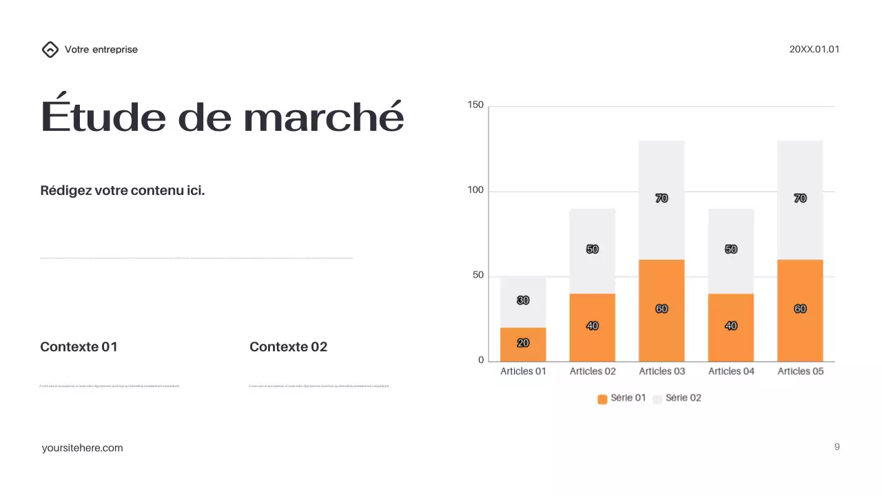 Présentation informatique moderne noire