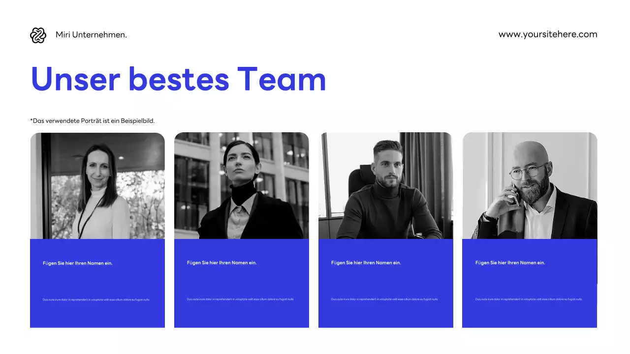 Blaue, moderne Cybersicherheits-Werbung