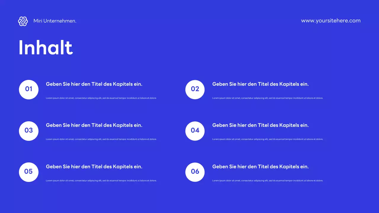 Blaue, moderne Cybersicherheits-Werbung