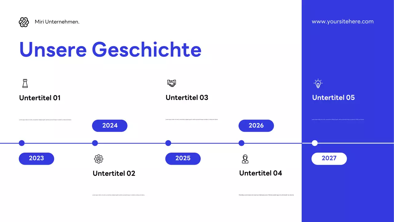 Blaue, moderne Cybersicherheits-Werbung