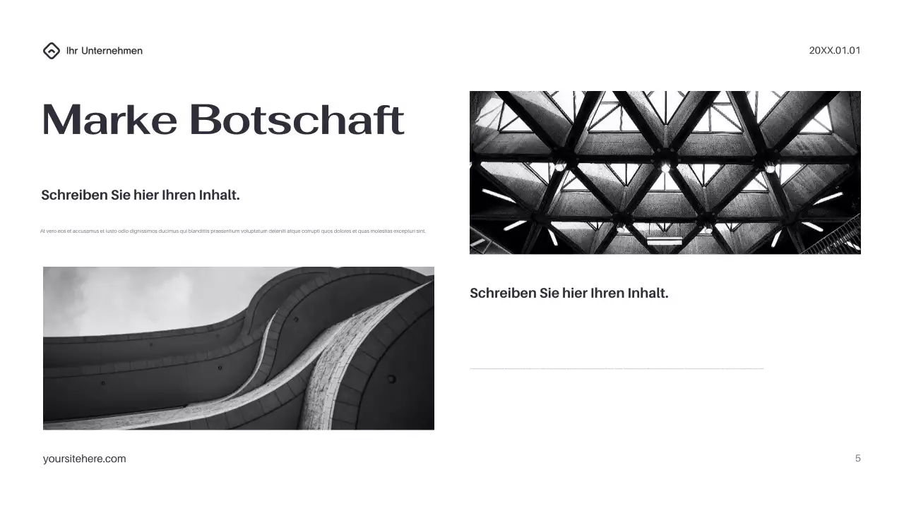 Schwarze moderne IT-Präsentation