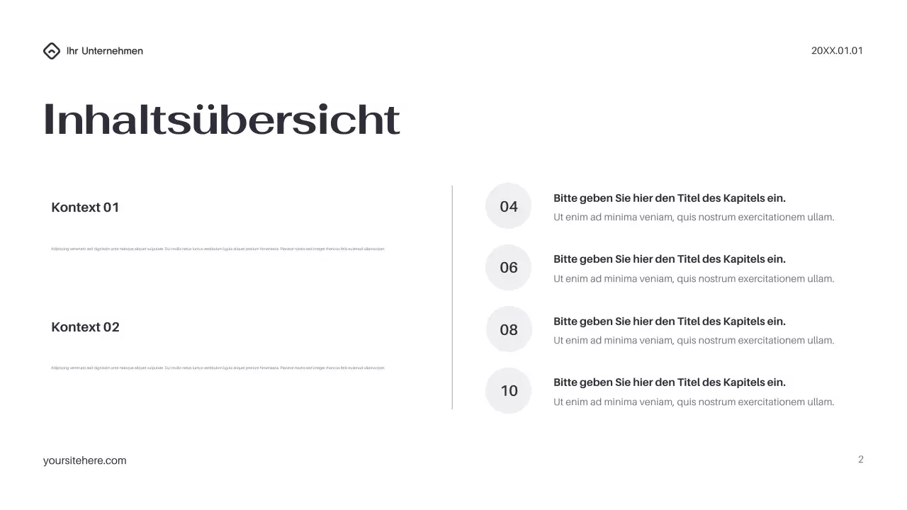Schwarze moderne IT-Präsentation