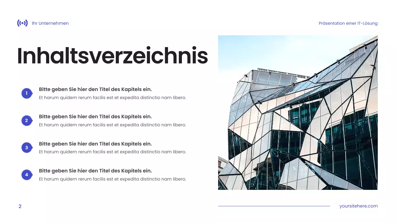 Blaue Moderne Technologie Präsentation