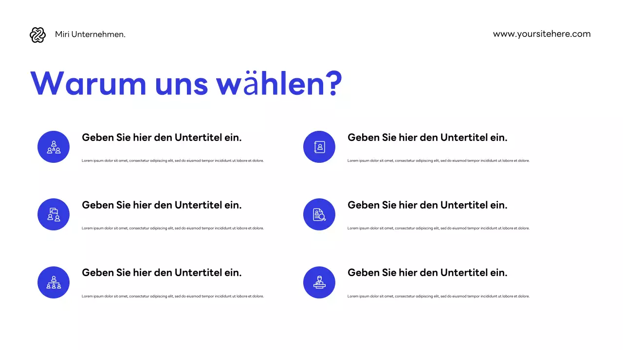 Blaue, moderne Cybersicherheits-Werbung