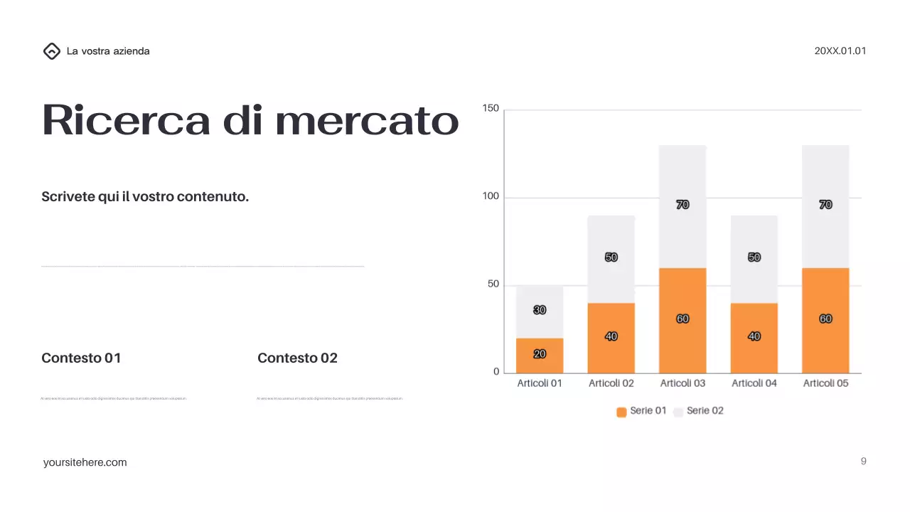 Presentazione IT moderna nera