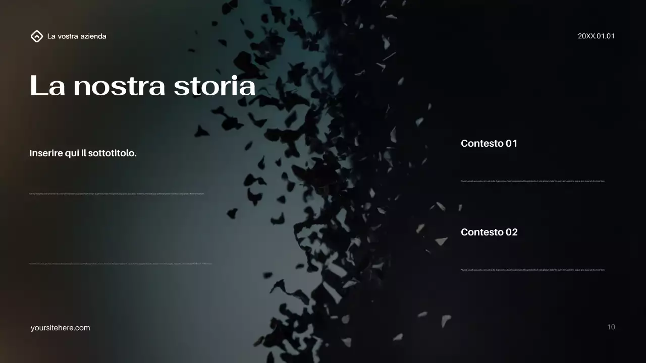 Presentazione IT moderna nera