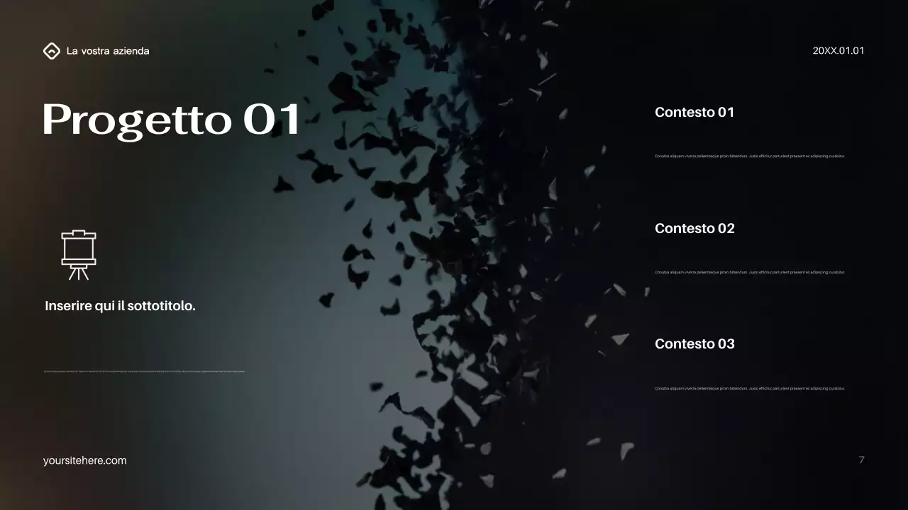 Presentazione IT moderna nera