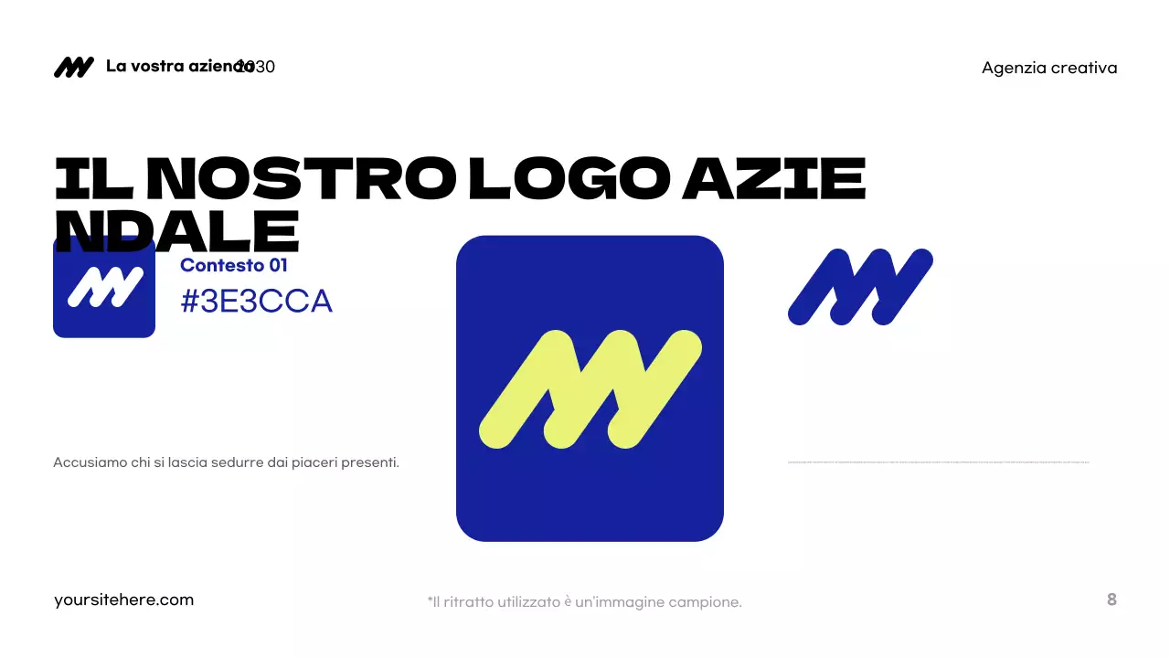 Presentazione dell'agenzia Blue Modern