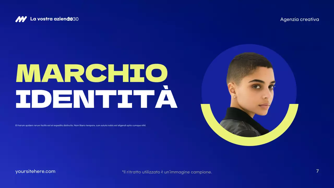 Presentazione dell'agenzia Blue Modern