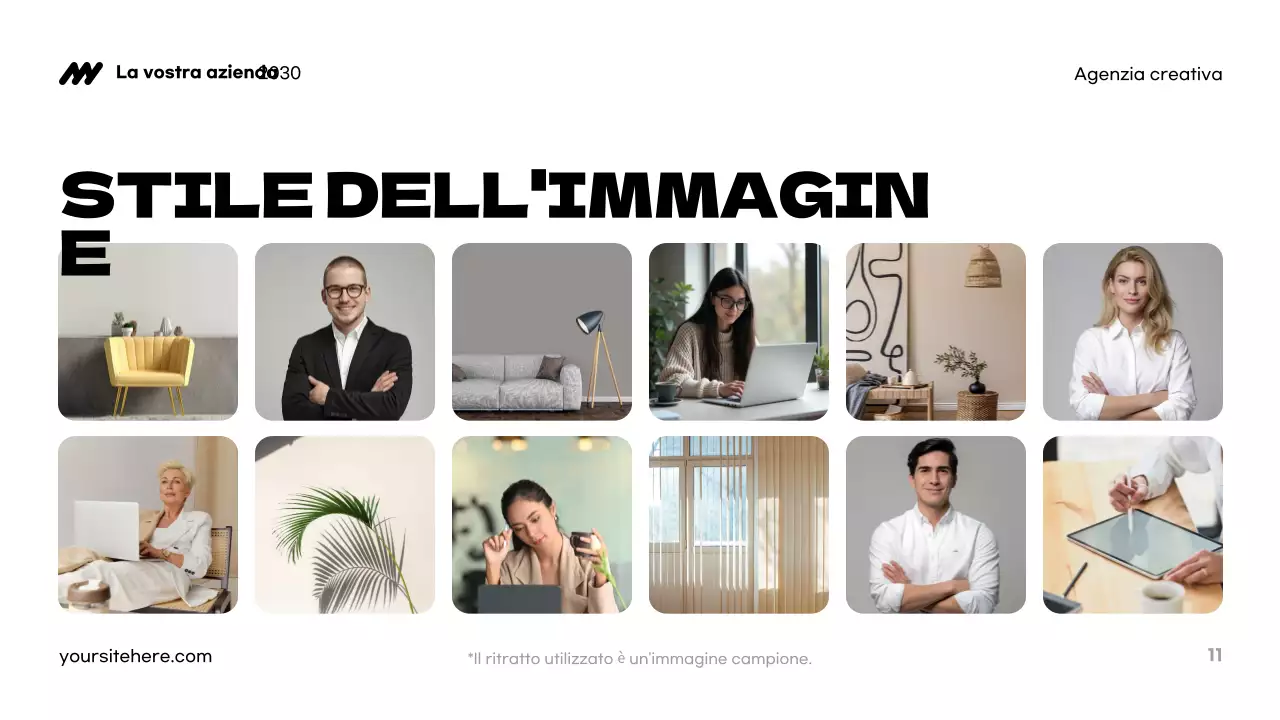 Presentazione dell'agenzia Blue Modern