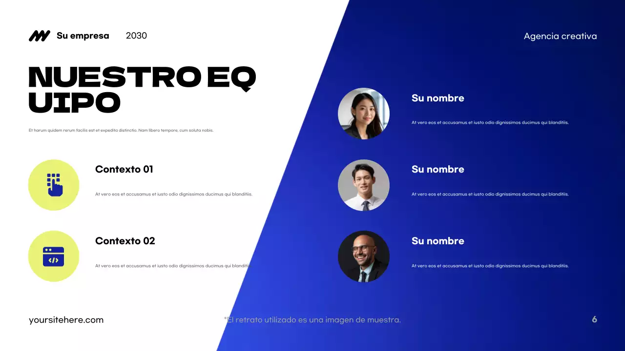 Presentación de la agencia Blue Modern