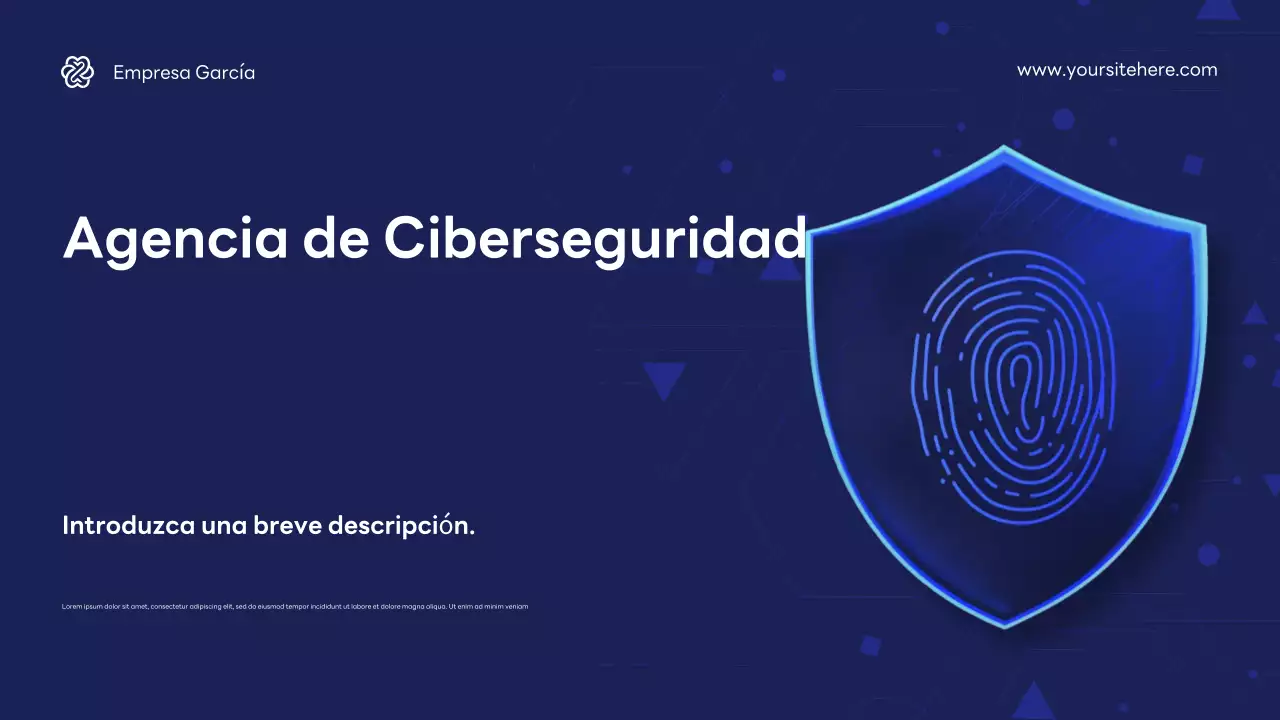 Promoción de ciberseguridad moderna de Blue