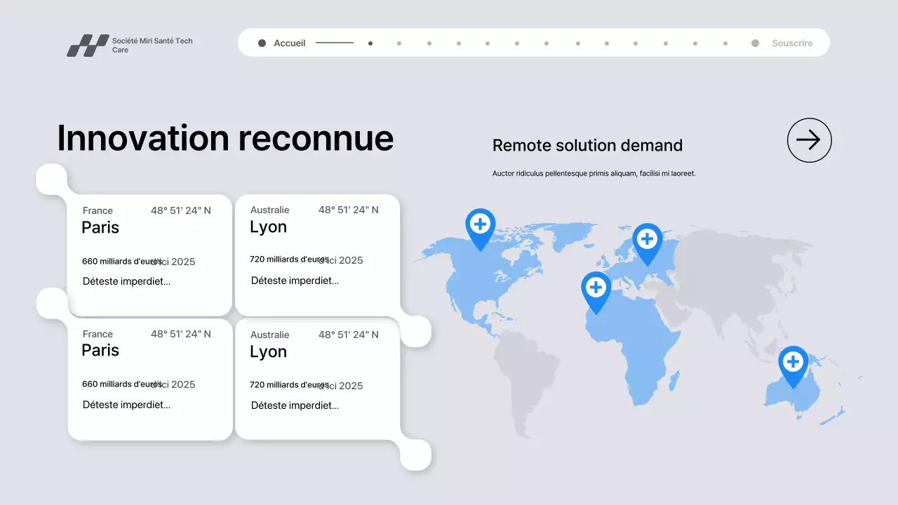 Présentation de la promotion de la technologie de santé moderne grise