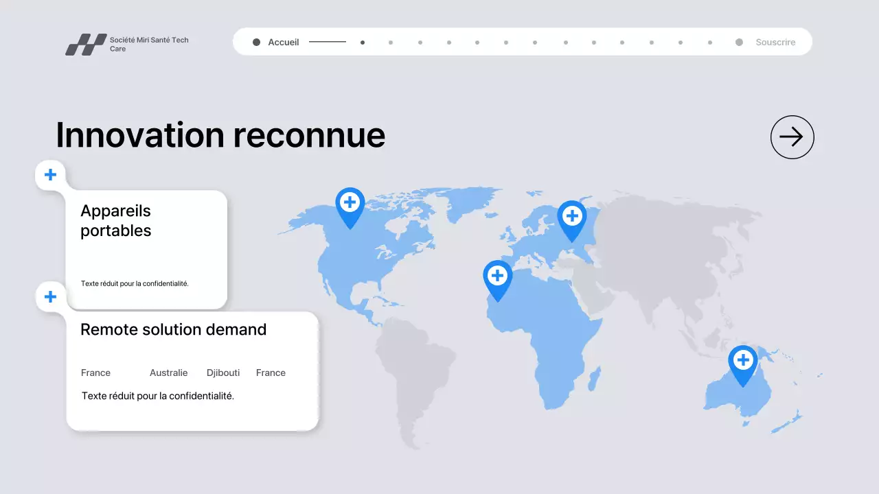 Présentation de la promotion de la technologie de santé moderne grise