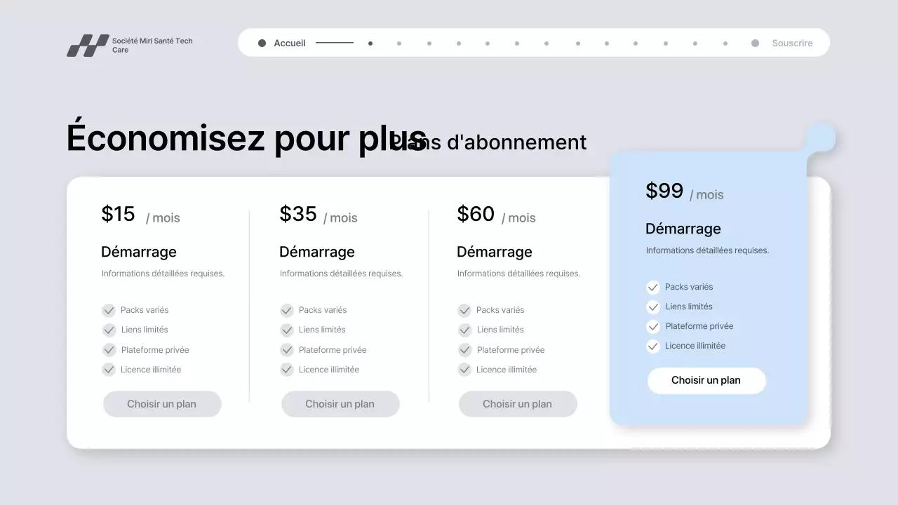 Présentation de la promotion de la technologie de santé moderne grise