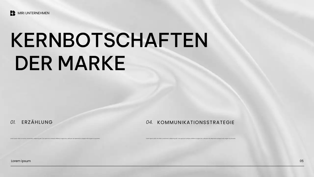 weiße moderne Content-Marketing-Präsentation