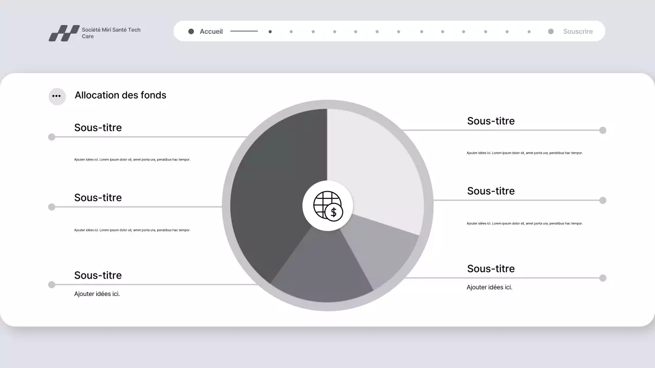 Présentation de la promotion de la technologie de santé moderne grise