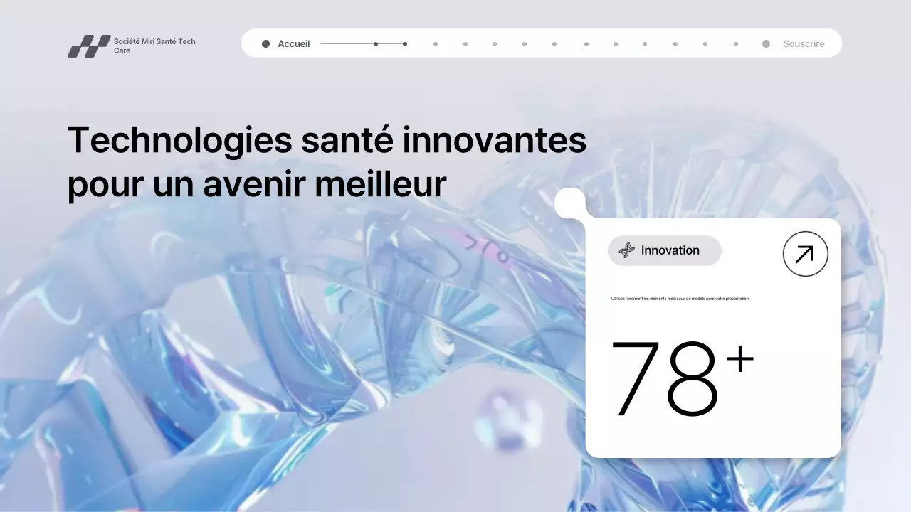 Présentation de la promotion de la technologie de santé moderne grise