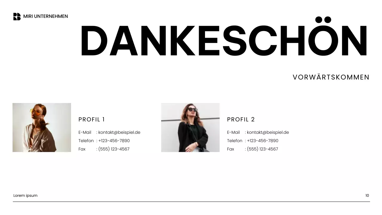 weiße moderne Content-Marketing-Präsentation